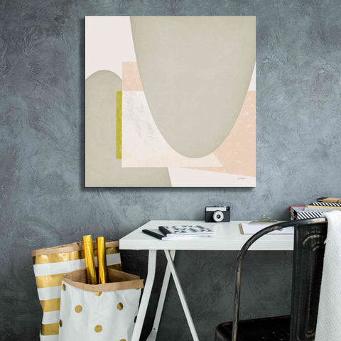 Image of 'Blackbird Neutral' by Mike Schick, Giclee Canvas Wall Art,26x26