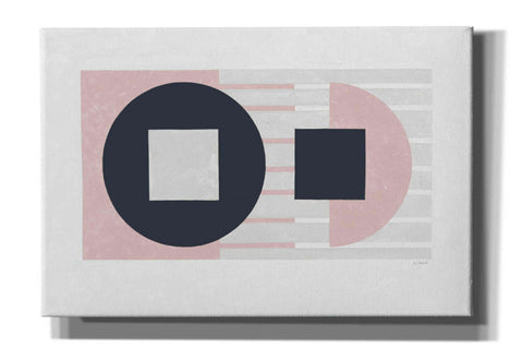 Image of 'Laterally Speaking Pink' by Mike Schick, Giclee Canvas Wall Art