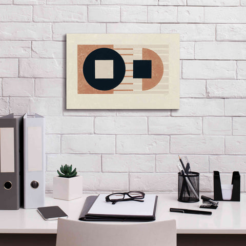 Image of 'Laterally Speaking Warm' by Mike Schick, Giclee Canvas Wall Art,18 x 12