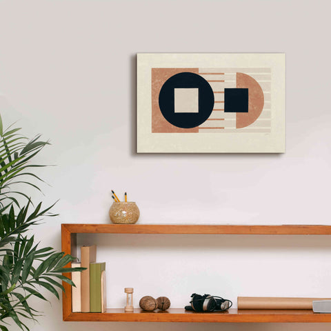 Image of 'Laterally Speaking Warm' by Mike Schick, Giclee Canvas Wall Art,18 x 12