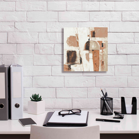 Image of 'Down To The Street Warm' by Mike Schick, Giclee Canvas Wall Art,12x12