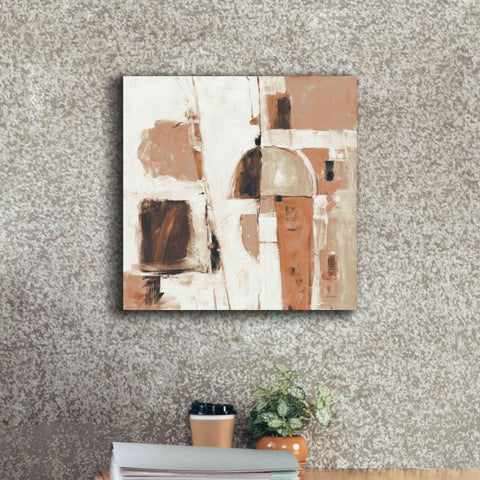 Image of 'Down To The Street Warm' by Mike Schick, Giclee Canvas Wall Art,18x18