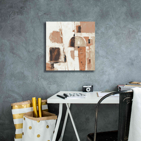 Image of 'Down To The Street Warm' by Mike Schick, Giclee Canvas Wall Art,18x18