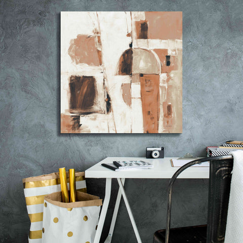 Image of 'Down To The Street Warm' by Mike Schick, Giclee Canvas Wall Art,26x26