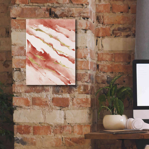 Image of 'Drift V2 Red' by Mike Schick, Giclee Canvas Wall Art,12 x 16