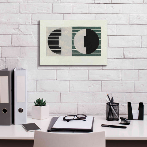 Image of 'Latitude Green' by Mike Schick, Giclee Canvas Wall Art,18 x 12