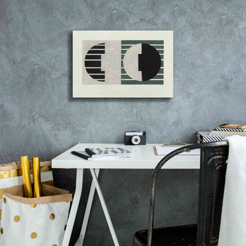 Image of 'Latitude Green' by Mike Schick, Giclee Canvas Wall Art,18 x 12