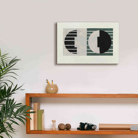 Image of 'Latitude Green' by Mike Schick, Giclee Canvas Wall Art,18 x 12