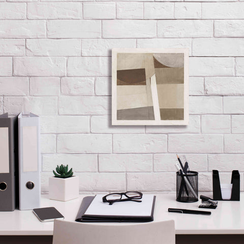 Image of 'Sunny Side Up Brown' by Mike Schick, Giclee Canvas Wall Art,12x12