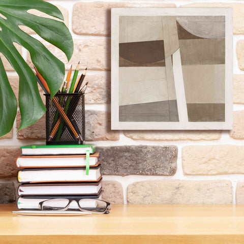 Image of 'Sunny Side Up Brown' by Mike Schick, Giclee Canvas Wall Art,12x12