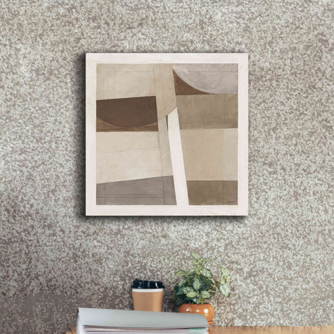 Image of 'Sunny Side Up Brown' by Mike Schick, Giclee Canvas Wall Art,18x18