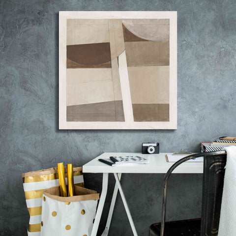 Image of 'Sunny Side Up Brown' by Mike Schick, Giclee Canvas Wall Art,26x26