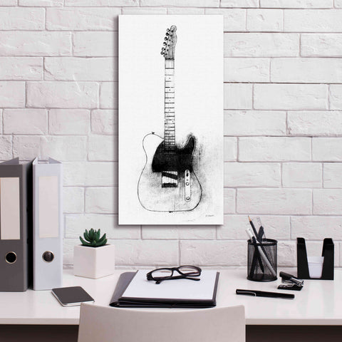 Image of 'Garage Band I' by Mike Schick, Giclee Canvas Wall Art,12 x 24