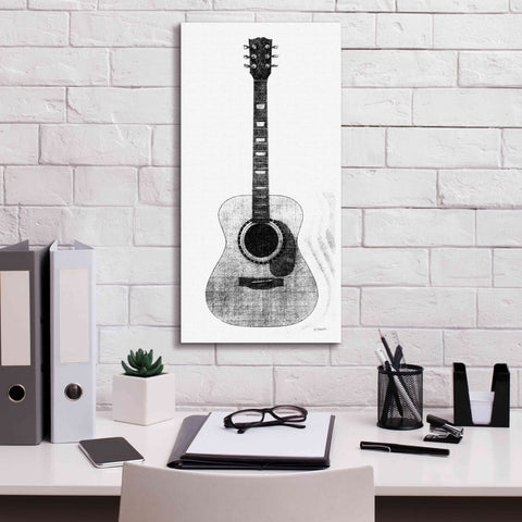 Image of 'Garage Band II' by Mike Schick, Giclee Canvas Wall Art,12 x 24