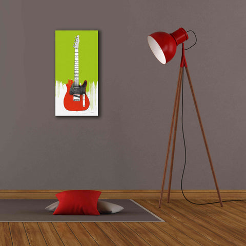 Image of 'Garage Band I Paint' by Mike Schick, Giclee Canvas Wall Art,12 x 24