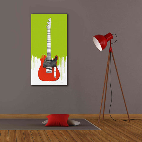 Image of 'Garage Band I Paint' by Mike Schick, Giclee Canvas Wall Art,20 x 40