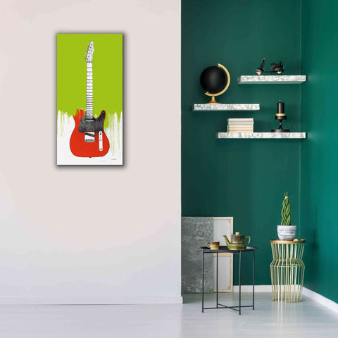Image of 'Garage Band I Paint' by Mike Schick, Giclee Canvas Wall Art,20 x 40