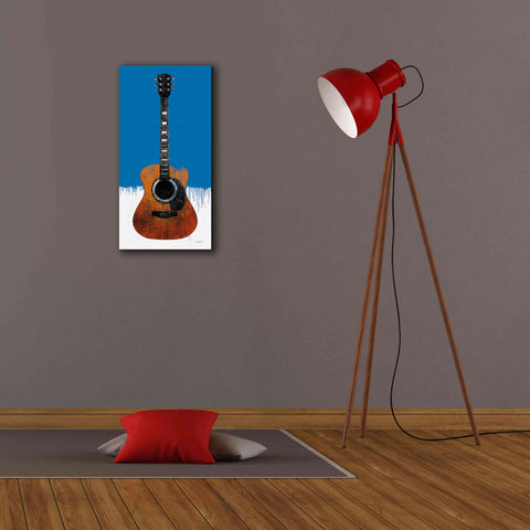 Image of 'Garage Band II Paint' by Mike Schick, Giclee Canvas Wall Art,12 x 24