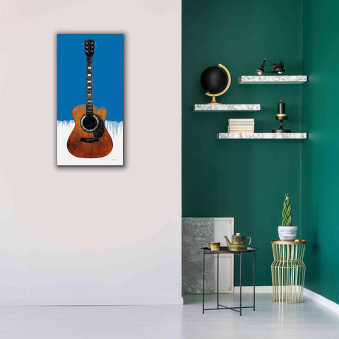 Image of 'Garage Band II Paint' by Mike Schick, Giclee Canvas Wall Art,20 x 40