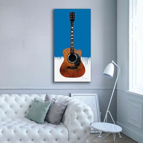 Image of 'Garage Band II Paint' by Mike Schick, Giclee Canvas Wall Art,30 x 60