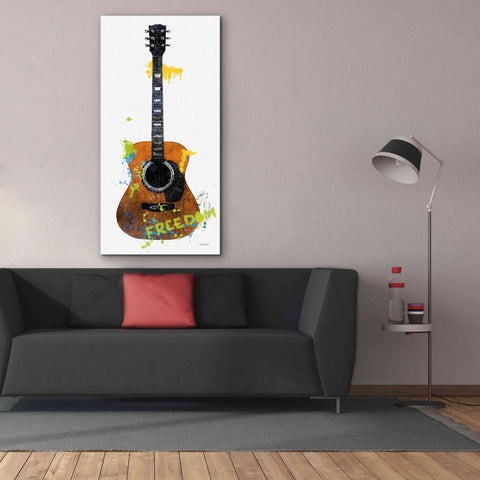 Image of 'Garage Band II Graffiti' by Mike Schick, Giclee Canvas Wall Art,30 x 60