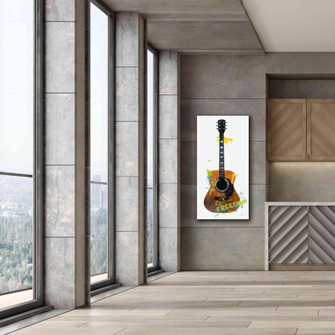 Image of 'Garage Band II Graffiti' by Mike Schick, Giclee Canvas Wall Art,30 x 60