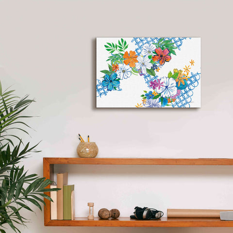 Image of 'Flower Power I' by Mike Schick, Giclee Canvas Wall Art,18 x 12
