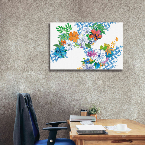 Image of 'Flower Power I' by Mike Schick, Giclee Canvas Wall Art,40 x 26