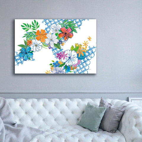 Image of 'Flower Power I' by Mike Schick, Giclee Canvas Wall Art,60 x 40