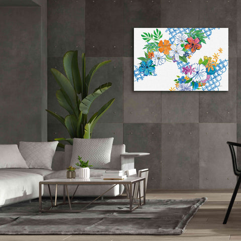 Image of 'Flower Power I' by Mike Schick, Giclee Canvas Wall Art,60 x 40