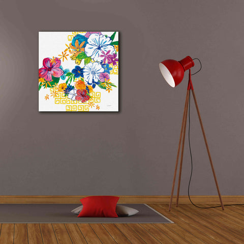 Image of 'Flower Power II' by Mike Schick, Giclee Canvas Wall Art,26x26
