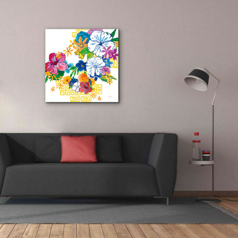 Image of 'Flower Power II' by Mike Schick, Giclee Canvas Wall Art,37x37