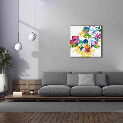Image of 'Flower Power II' by Mike Schick, Giclee Canvas Wall Art,37x37