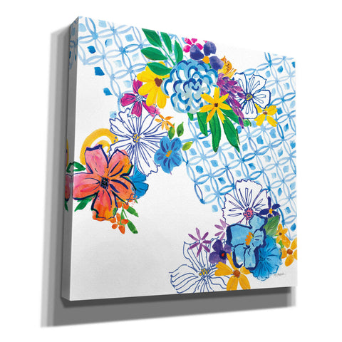 Image of 'Flower Power IV' by Mike Schick, Giclee Canvas Wall Art