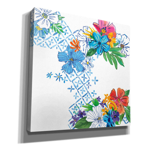 Image of 'Flower Power V' by Mike Schick, Giclee Canvas Wall Art