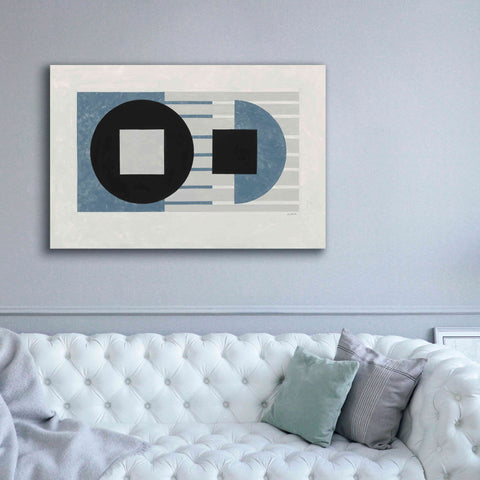 Image of 'Laterally Speaking Blue' by Mike Schick, Giclee Canvas Wall Art,60 x 40