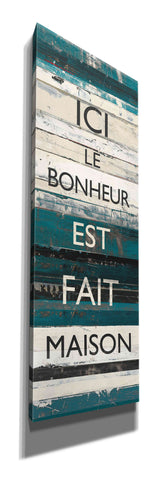 Image of 'Blue Zephyr Quote IV' by Mike Schick, Giclee Canvas Wall Art