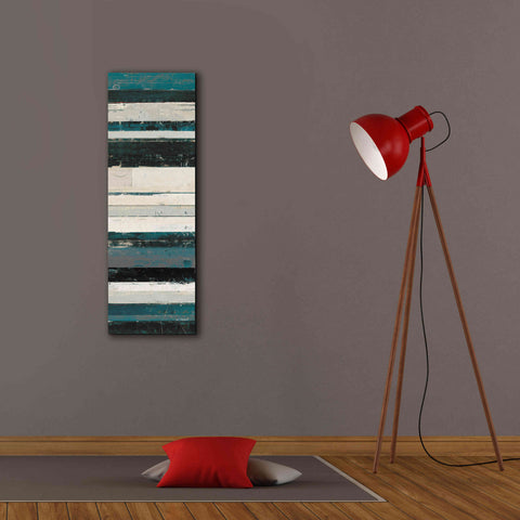 Image of 'Blue Zephyr IV' by Mike Schick, Giclee Canvas Wall Art,12 x 36