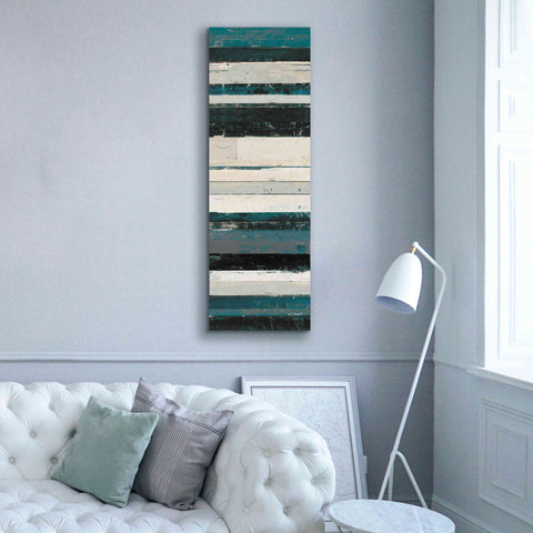 Image of 'Blue Zephyr IV' by Mike Schick, Giclee Canvas Wall Art,20 x 60