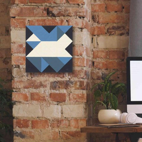 Image of 'Triangles III' by Mike Schick, Giclee Canvas Wall Art,12x12