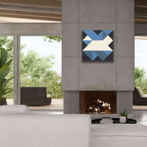 Image of 'Triangles III' by Mike Schick, Giclee Canvas Wall Art,26x26