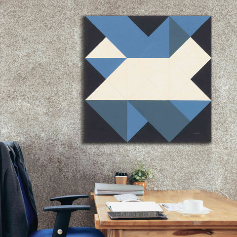 Image of 'Triangles III' by Mike Schick, Giclee Canvas Wall Art,37x37