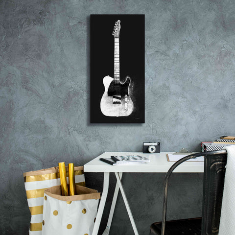 Image of 'Garage Band I Wb' by Mike Schick, Giclee Canvas Wall Art,12 x 24