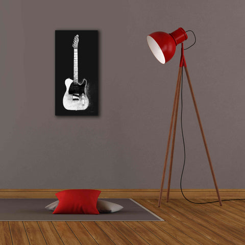 Image of 'Garage Band I Wb' by Mike Schick, Giclee Canvas Wall Art,12 x 24