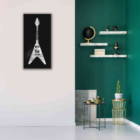 Image of 'Garage Band III Wb' by Mike Schick, Giclee Canvas Wall Art,20 x 40