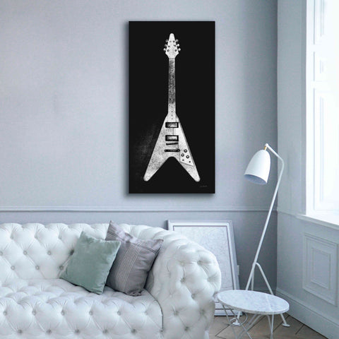 Image of 'Garage Band III Wb' by Mike Schick, Giclee Canvas Wall Art,30 x 60