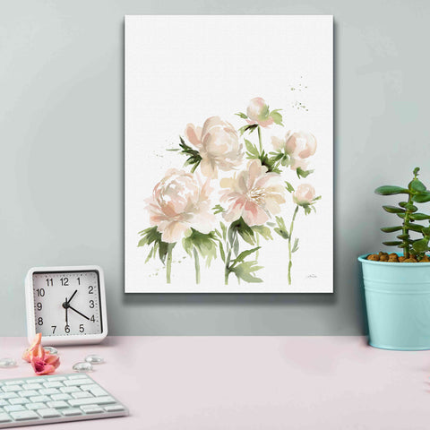 Image of 'Peonies I' by Katrina Pete, Giclee Canvas Wall Art,12x16