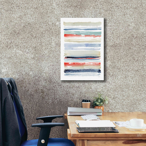 Image of 'Nautical Stripes' by Katrina Pete, Giclee Canvas Wall Art,18x26