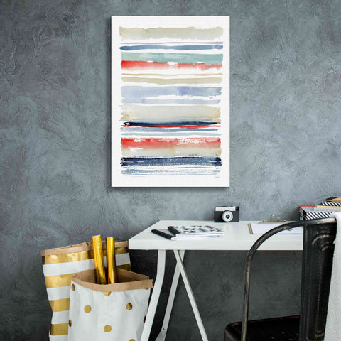 Image of 'Nautical Stripes' by Katrina Pete, Giclee Canvas Wall Art,18x26
