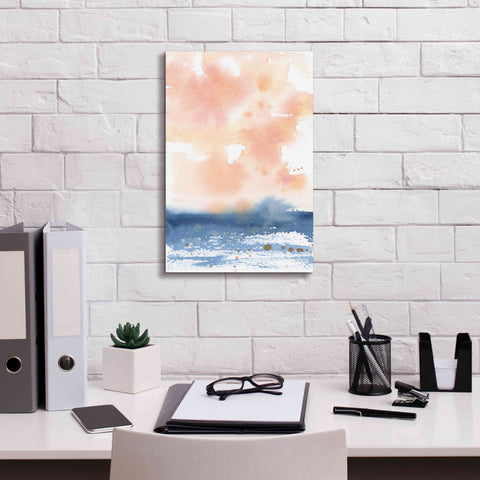 Image of 'Sunrise Seascape I' by Katrina Pete, Giclee Canvas Wall Art,12x18
